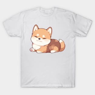 Cute Chibi Shiba Inu T-Shirt